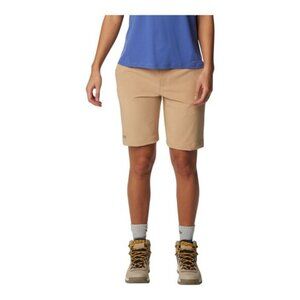 Columbia Women's Back Beauty Softshell Hiking Shorts In Canoe Size 4